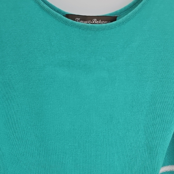 Tommy Bahama Teal and White Striped Dress Size XS - Picture 9 of 12